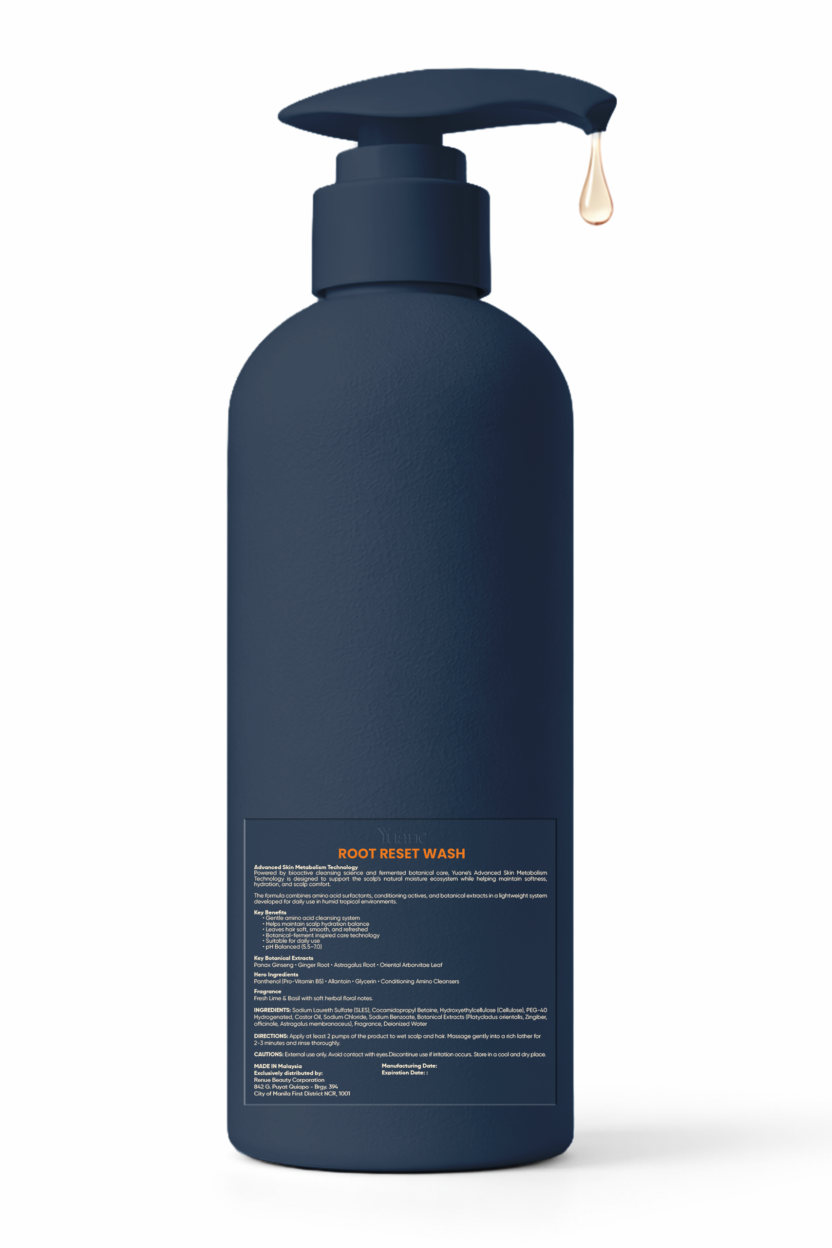 Root Reset Wash Shampoo - Sandal Wood (Men)